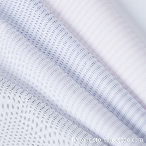 Strip Microfiber fabric Ventilate Moisture Shirt Fabric